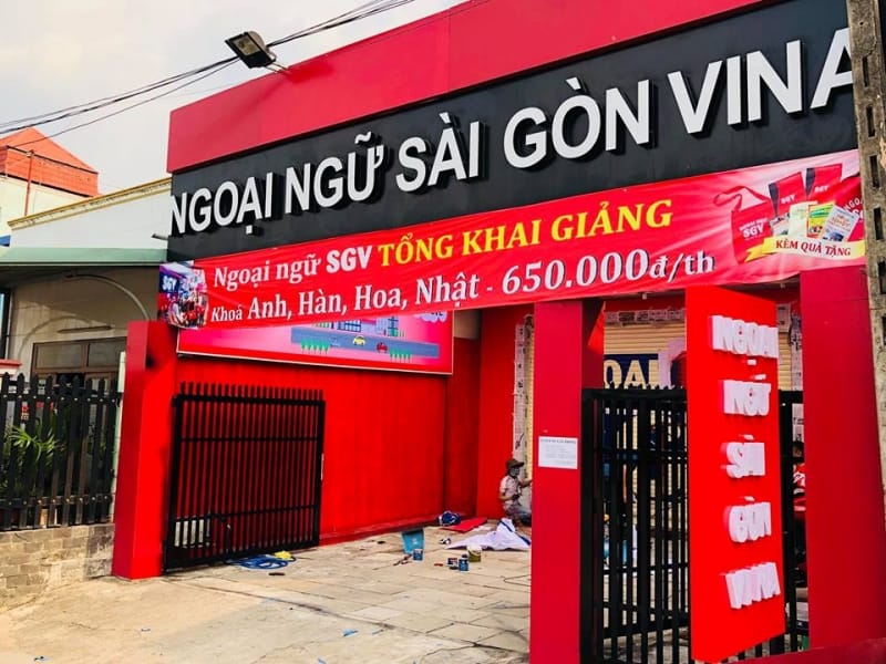 Trung tâm tiếng Anh Sài Gòn Vina